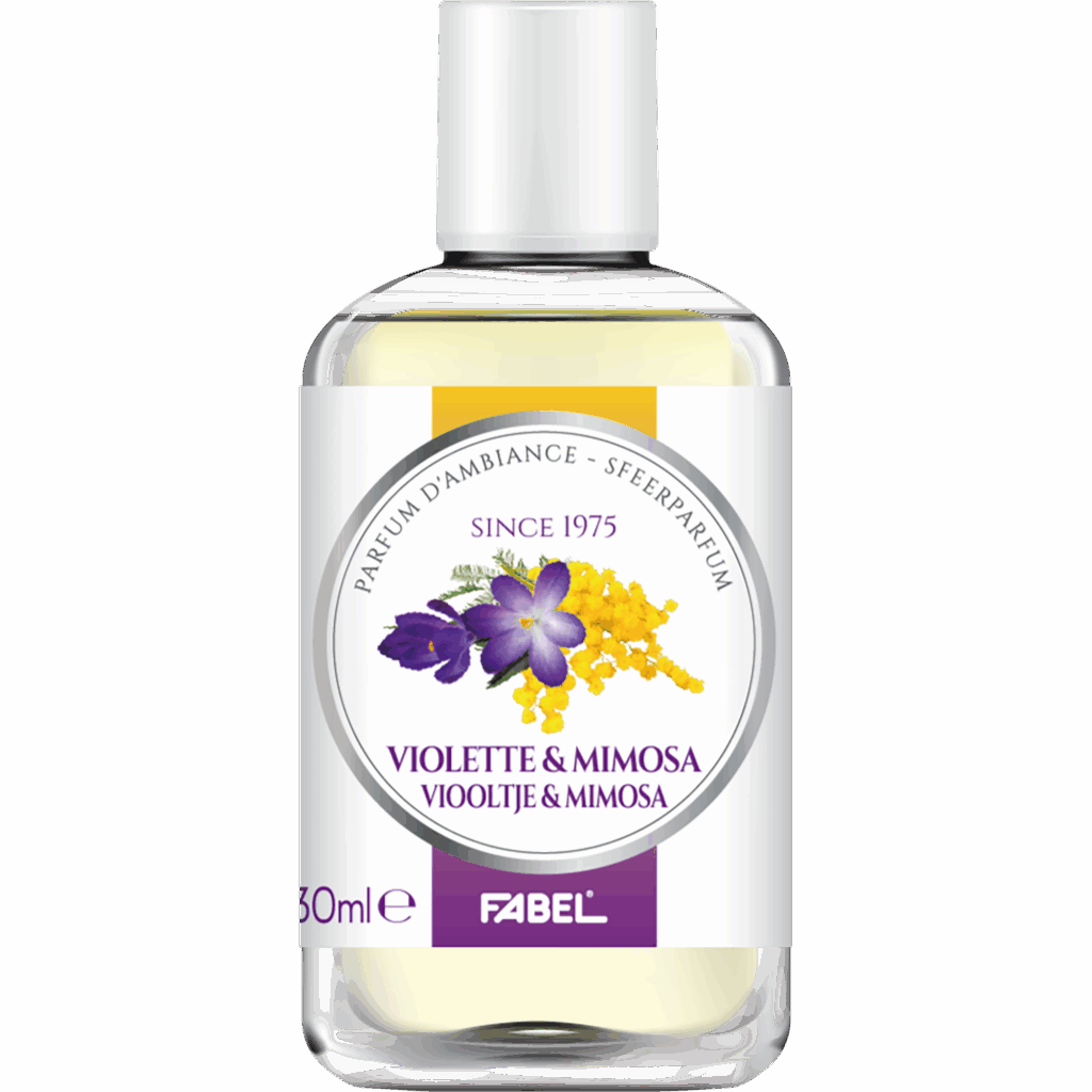 Parfum d’ambiance violette & mimosa