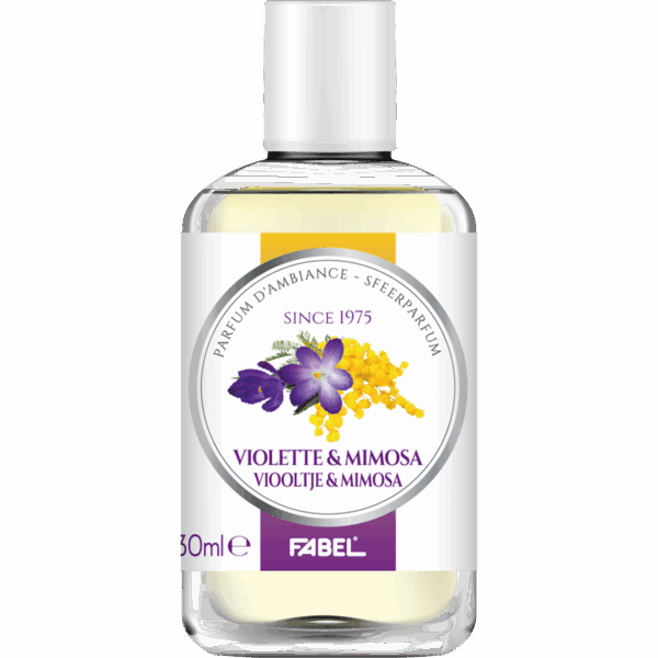 Parfum d’ambiance violette & mimosa